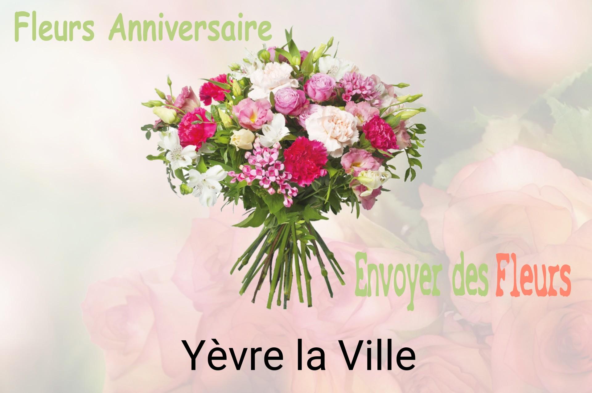 Bouquet de fleurs d’anniversaire livré à Yèvre-la-Ville